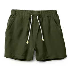 Bermuda Linho Premiun Masculina Verde Militar - SH... - Atacado da Moda