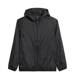 Jaqueta Corta Vento Impermeável Masculina Preto - ... - Atacado da Moda
