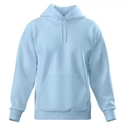 Blusa De Moletom Canguru e Capuz Azul Bebe - MLAZB... - Atacado da Moda