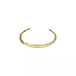 Pulseira Grumet Placa Fecho Mosquetinho Banhado A ... - RC JOIAS BY RUDI