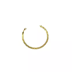 Pulseira Piastrine Fecho Lagosta Banhado A Ouro 18... - RC JOIAS BY RUDI