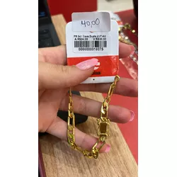 Pulseira 3x1 Fecho Gaveta Trava Dupla Banhado A Ou... - RC JOIAS BY RUDI