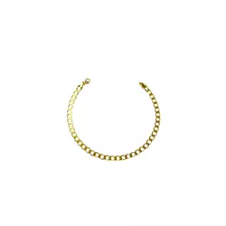 Pulseira Grumet Chapada Fecho Lagosta Banhado A Ou... - RC JOIAS BY RUDI