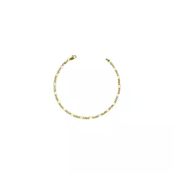 Pulseira 3x1 Chapada Fecho Mosquetinho Banhado A O... - RC JOIAS BY RUDI