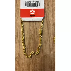 Pulseira Cadeado Junto Fecho Canhão Banhado A Ouro... - RC JOIAS BY RUDI