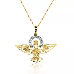 Gargantilha em Ouro 18k do Divino com 6 Brilhantes - 0614242006 - RDJ Joias