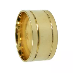 Alianças de Ouro 18k 0,750 com 12mm - 210242000 - RDJ Joias