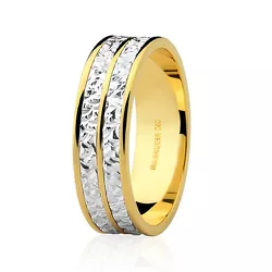 Aliança em Ouro 18k Bodas de Prata com 12.0g e 6.0mm - 7506254000 - RDJ Joias