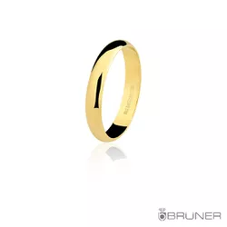 Aliança em Ouro 18k Tradicional Fina com 3.5g e 3.2mm - 7500192000 - RDJ Joias