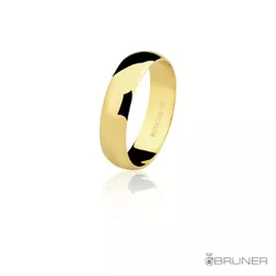 Alianças em Ouro 18k 750 Tradicional com 7.40g e 5.0mm - 7500342000 - RDJ Joias