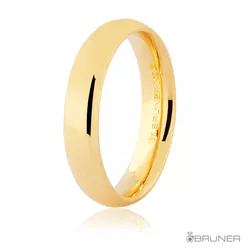 Aliança em Ouro 18k Tradicional Anatômica 13.8g 4.6mm - 7500502000 - RDJ Joias