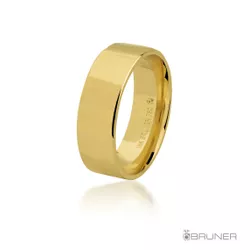 Aliança em Ouro 18k Retangular Anatômica 17.2g 7.0mm - 7502732000 - RDJ Joias