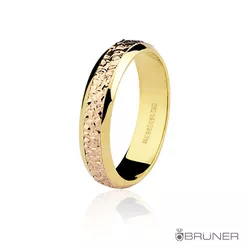 Aliança em Ouro 18k Bodas de Ouro com 9.6g e 5.0mm - 7503502000 - RDJ Joias