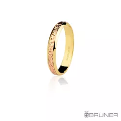 Aliança em Ouro 18k Bodas de Ouro com 5.2g e 3.6mm - 7501502000 - RDJ Joias