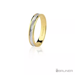 Alianças de Ouro 18k 750 para Casamento com 6.4g 3.5mm - 7501314000 - RDJ Joias