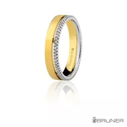 Aliança em Ouro 18k Bodas com Brilhantes 8.7g - 7602584024 - RDJ Joias