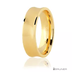 Alianças de Ouro 18k 750 Côncava Glow 13g 5.9mm - 7510262000 - RDJ Joias