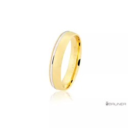 Alianças de Ouro 18k Abaulada Bodas 7,3g e 4.0mm - 7501644000 - RDJ Joias