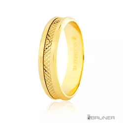 Alianças de ouro 18k Soul Design Xadrez 9.5g 4.9mm - 7503352000 - RDJ Joias