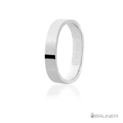 Alianças de Ouro Branco 18k Glow Sinuosas 9.2g 4.1mm - 7509231000 - RDJ Joias