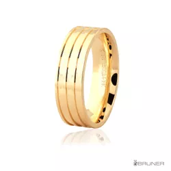 Alianças em Ouro 18k Larga Anatômica 16.0g 6.3mm - 7502232000 - RDJ Joias