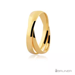 Alianças Dupla em Ouro 18k 750 Entrelaçadas 9.4g - 7503922000 - RDJ Joias