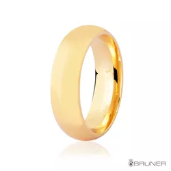 Alianças em Ouro 18k 750 Anatômica Lisa 10.7g e 6.0mm - 7510382000 - RDJ Joias