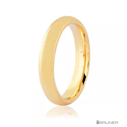 Alianças em Ouro 18k 750 Anatômica Lisa 7.8g e 4.0mm - 7510362000 - RDJ Joias
