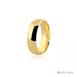 Alianças em Ouro 18k Glow Abaulada com 12.6g - 7507372000 - RDJ Joias