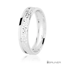 Alianças em Ouro Branco 18k 750 Soul 7.2g 5,8mm - 7502791000 - RDJ Joias