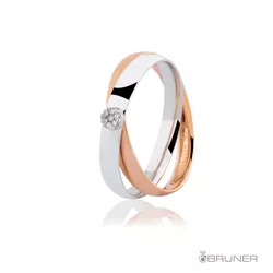 Alianças em Ouro Rose e Branco Brilhantes 9.4g 6.0mm - 7603929003 - RDJ Joias
