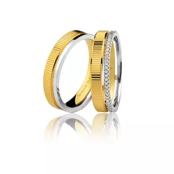 Aliança de Casamento ou Noivado em Ouro 18k - 7502594000 - RDJ Joias