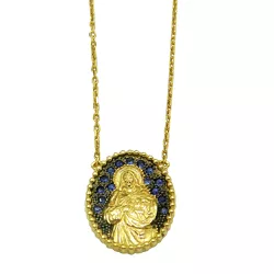 Gargantilha de Ouro 18k Coração de Jesus 3.6g 15.0mm - JRD0090113-6 - RDJ Joias