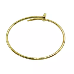Bracelete Prego em Ouro 18k 750 Maciço com 15.3g - J01501803 - RDJ Joias