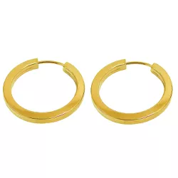 Brinco de Argola em Ouro 18K com 19mm - J01800276 - RDJ Joias
