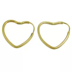 Argola em Ouro 18k Coração - J01800685 - RDJ Joias