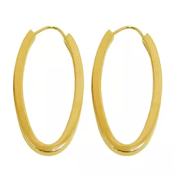 Argola em Ouro 18K Modelo Comprida de 42mm - J01800743 - RDJ Joias