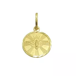 Medalha em Ouro Divino Espírito Santo com 9.0mm - J03100355 - RDJ Joias