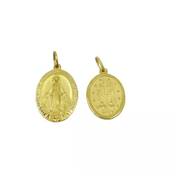 Pingente de Nossa Senhora das Graças em Ouro 18k - J03100861 - RDJ Joias