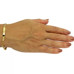 Pulseira em Ouro Cartier com Placa para Nome - J034000043-5 - RDJ Joias