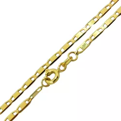 Corrente feminina de ouro Piastrine 2.0x 0.4mm - J047005923-6 - RDJ Joias