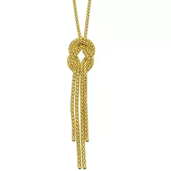 Gargantilha de Ouro 18k com pingente de nó - J04800591-0 - RDJ Joias