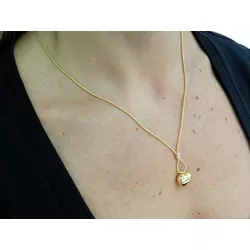 Gargantilha de Coração em Ouro 18K - J04800591 - RDJ Joias