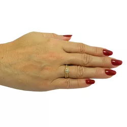 Anel de Brilhante em Ouro 18k Excelente acabamento 3.5g - J05000276 - RDJ Joias