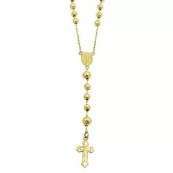 Terço em ouro 18K Feminino 45.0cm e bolas entre 3.0 e 4.0mm - J05800223 - RDJ Joias