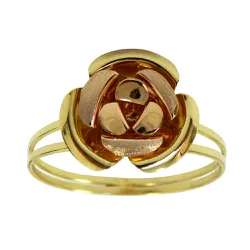 Anel Flor Grande em Ouro 18k com 4.0g e 15mm - J06100240 - RDJ Joias