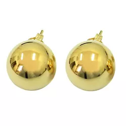 Brinco de Bola em Ouro 18k 9mm - J06101880 - RDJ Joias