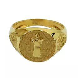 Anel de Ouro 18k São Bento - J06105029 - RDJ Joias
