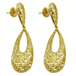 Brinco em Ouro Vazado de pendurar 4.0g 44.5mm - J06105811 - RDJ Joias