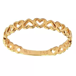 Anel Aparador de Coração em Ouro Rosê 18K - J07600958 - RDJ Joias